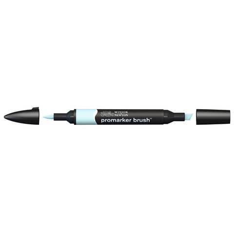 Pennarelli Winsor&Newton Promarker Brush doppia punta scalpello-pennello - cool aqua C429 - 0204204